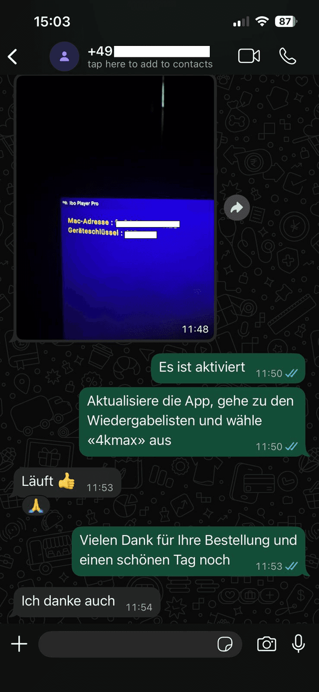 Customer review